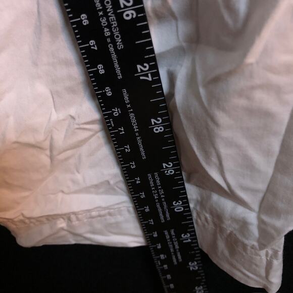 Talbots Womens Pants White High Rise Signature Zip Cargo Pockets Stretch 10 - Picture 9 of 12
